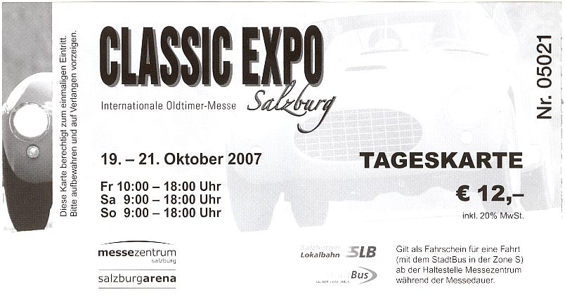 2007-10-20 Besuch Classic Expo Salzburg